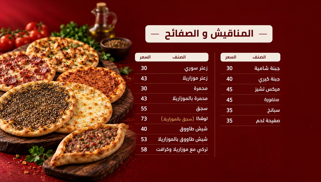 مناقيش